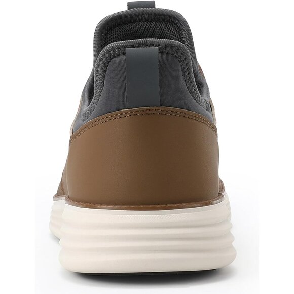 ⚡VILOCY Men's Brown Fashion Dress Oxfords Business Mesh Breathable Sneakers - Picture 6 of 9